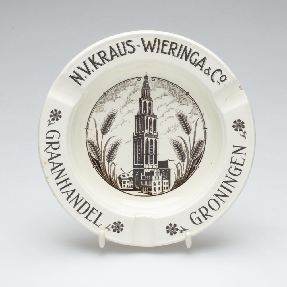 Asbak: Graanhandel NV Kraus-Wieringa & Co Groningen