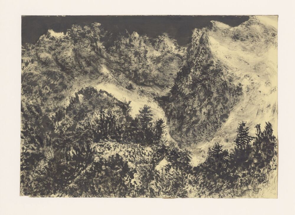 Bergachtig landschap