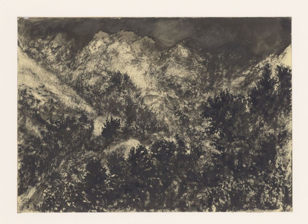 Bergachtig landschap