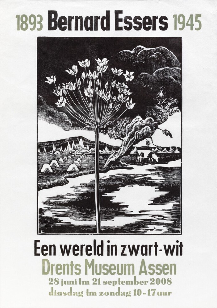 Tentoonstelling Drents Museum Assen 'Bernard Essers 1893-1945 Een wereld in zwart-wit' 28/6-21/9/2008