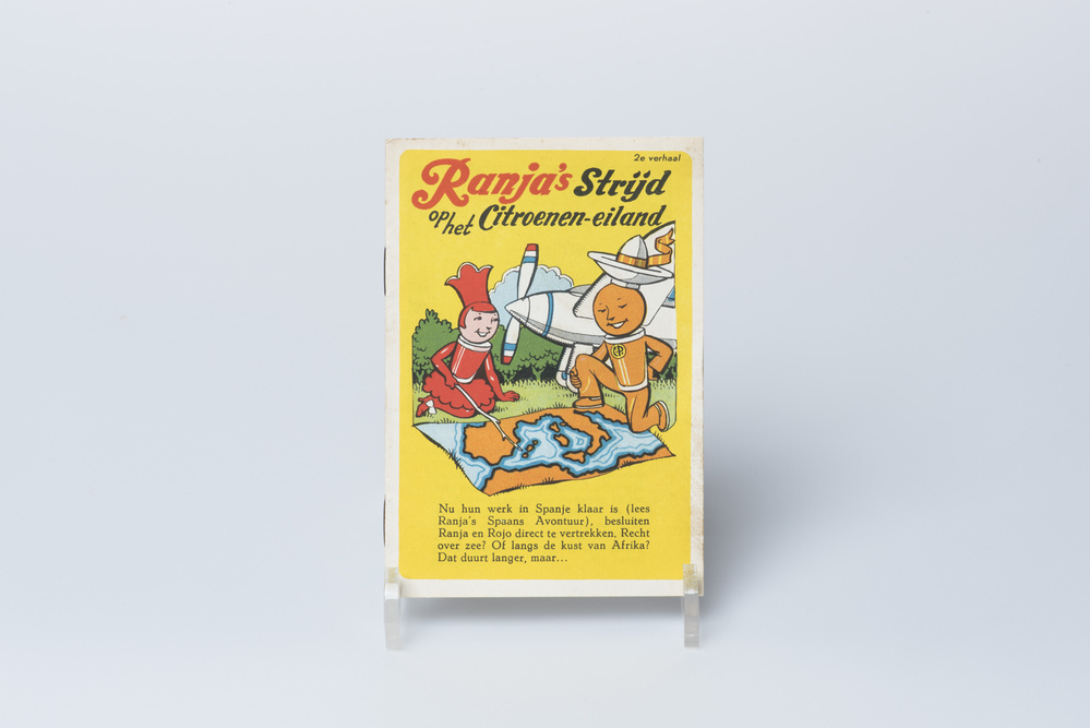 Brochure 'Ranja's strijd op het citroenen-eiland' (Promotiemateriaal Ranja CP Fabrieken NV Groningen)