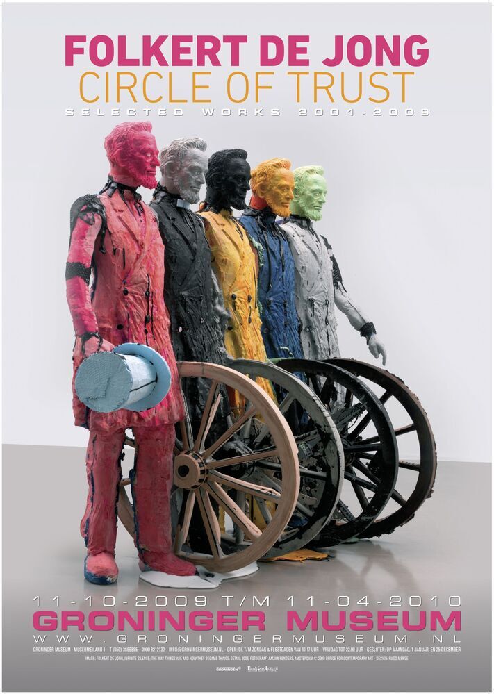 Tentoonstelling in Groninger Museum 11.10.2009 t/m 11.04.2010: Folkert de Jong; Circle of Trust (selected works 2001-2009)