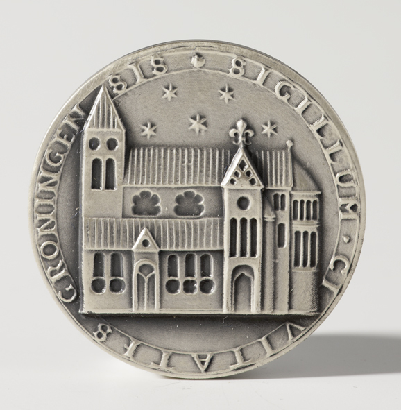 Martinipenning naar stadszegel Groningen, 1984