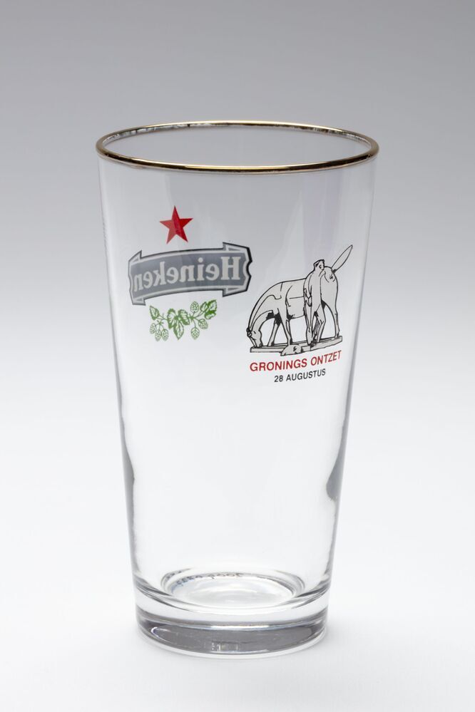 Drinkglas "28 augustus Gronings Ontzet"