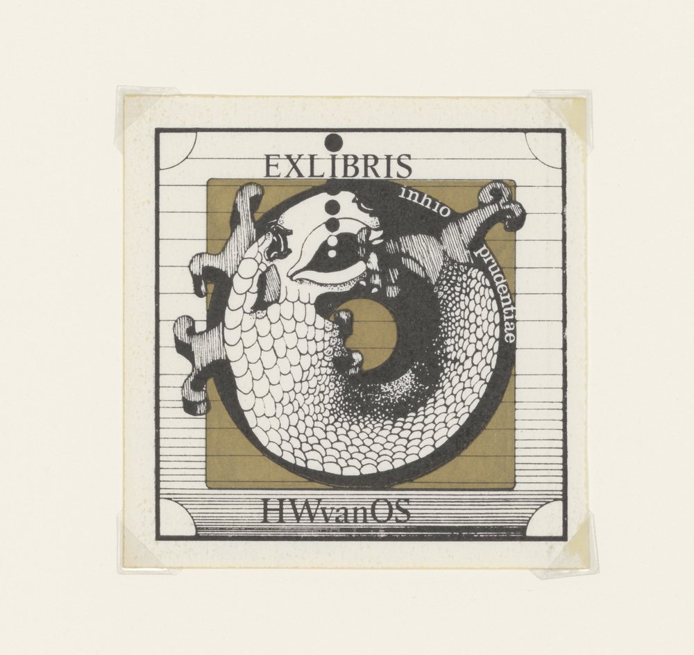 Ex-libris H. W. van Os