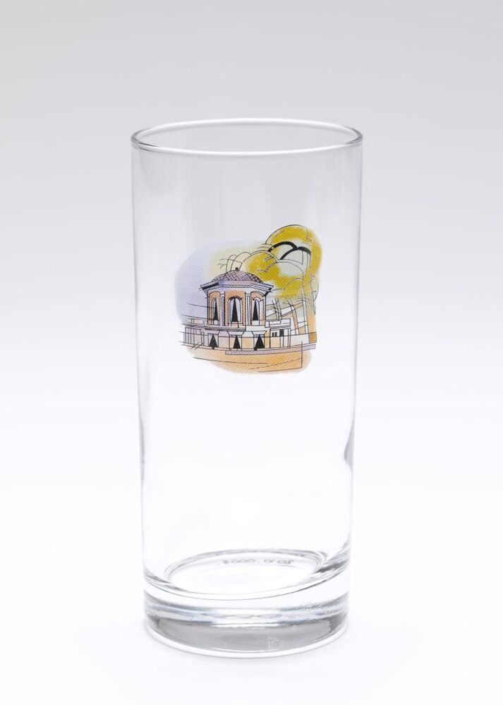 Drinkglas "theekoepel familie Scholtens"