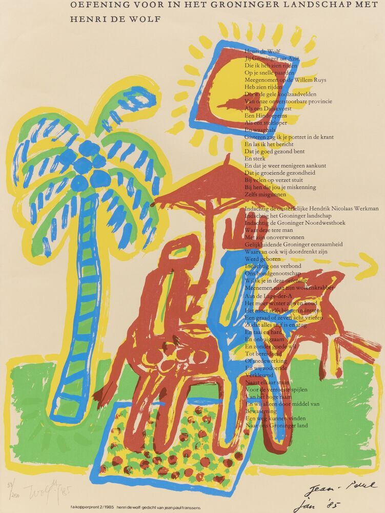 Oefening voor in het Groninger Landschap met Henri de Wolf