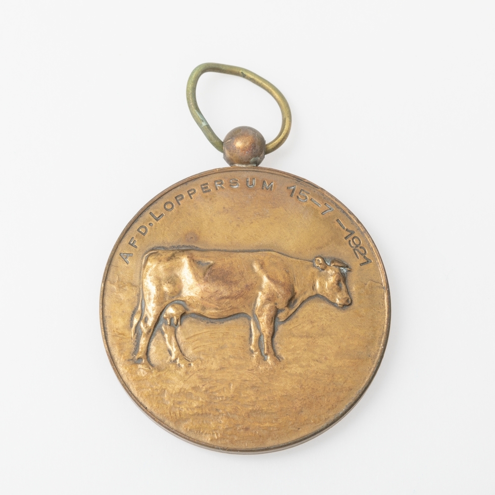 Medaille Rundveekeuring Afdeling Loppersum