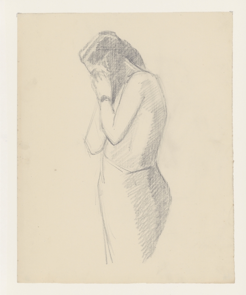 Studie van een vrouwelijk naakt
