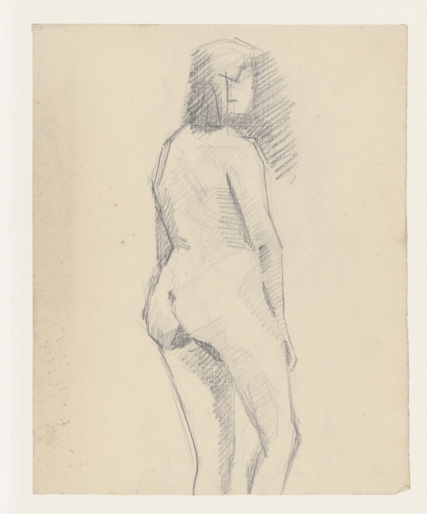 Studie van een vrouwelijk naakt