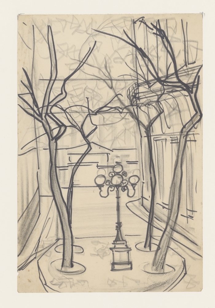 Studie van een stadsgezicht