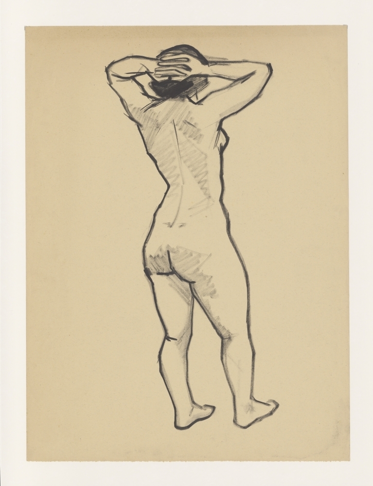 Studie van een vrouwelijk naakt