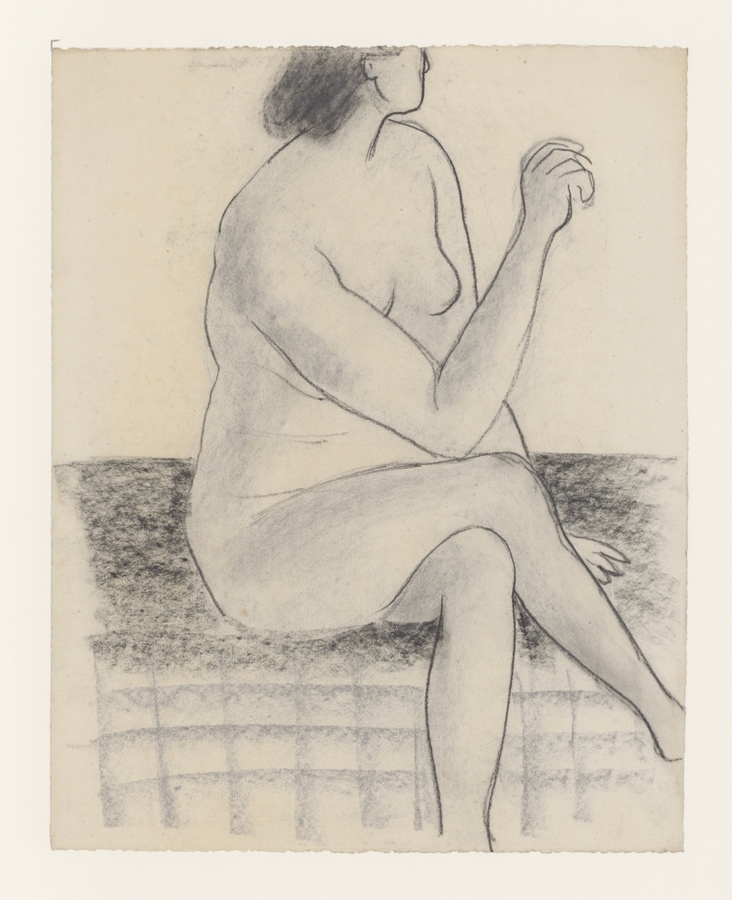 Studie van een vrouwelijk naakt