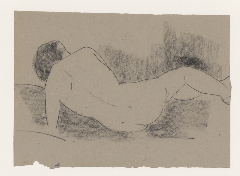 Studie van een vrouwelijk naakt