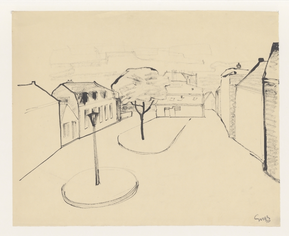 Studie van een dorpsgezicht