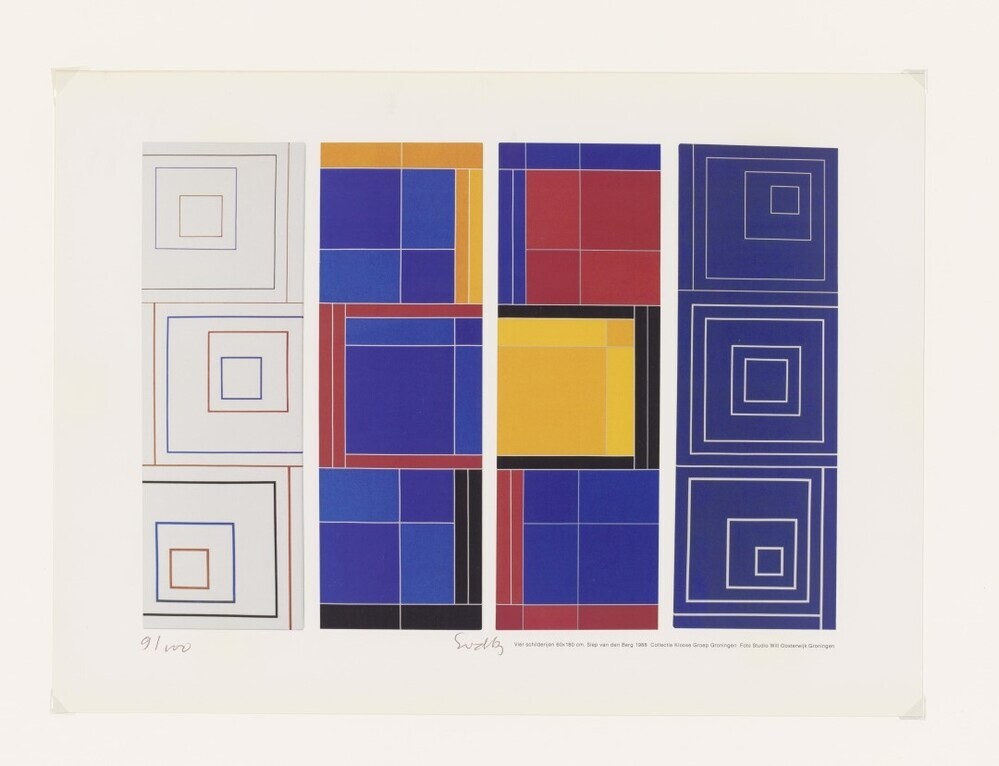 Gesigneerde foto Siep van den Berg