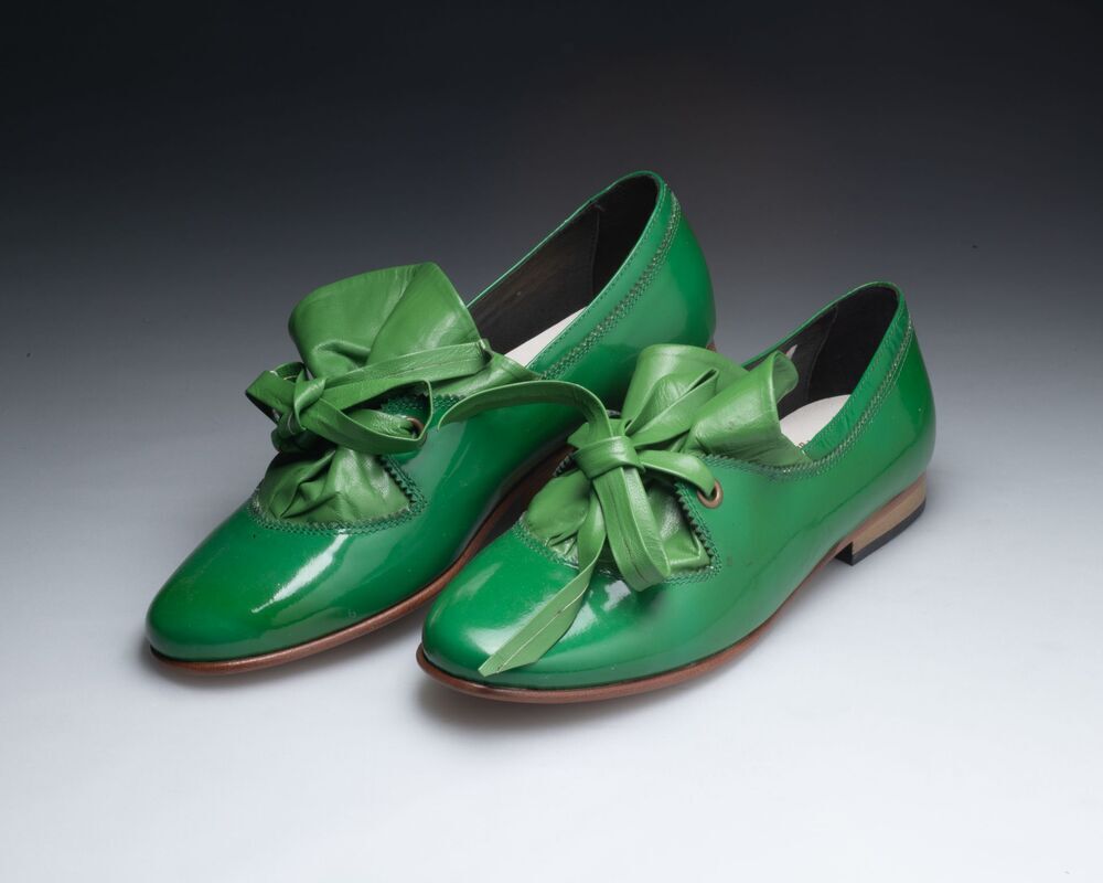 Groene lakschoenen, collectie women S/S 07