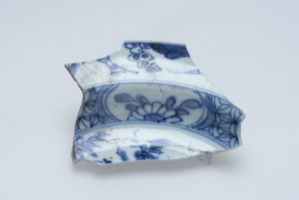 Drie scherven uit scheepswrak 'Göteborg'