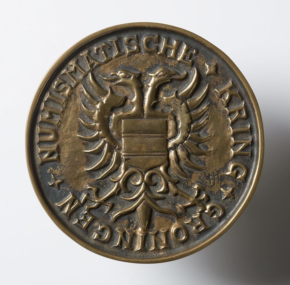 Penning 10-jarig bestaan Numismatische kring Groningen