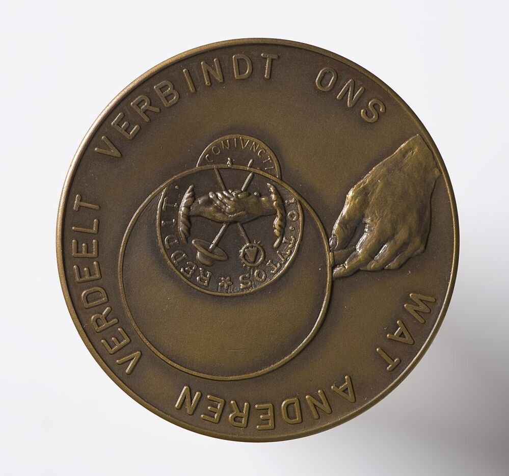 Jubileumpenning vijfentwintig jaar Numismatische Kring Groningen