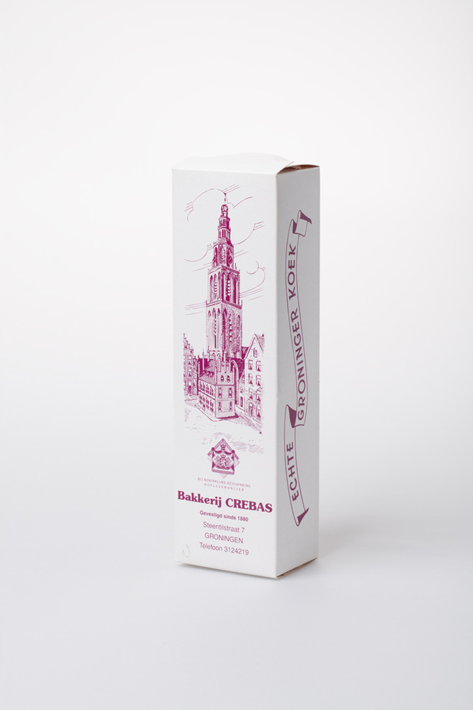 Koekdoos van Bakkerij Crebas te Groningen
