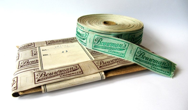 Etiketten Bouwman's Herenmodezaken Groningen