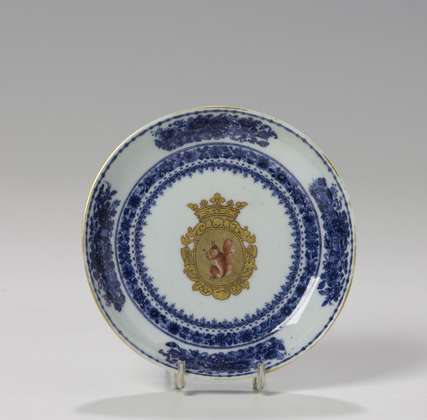 Schaaltje met familiewapen Sichterman