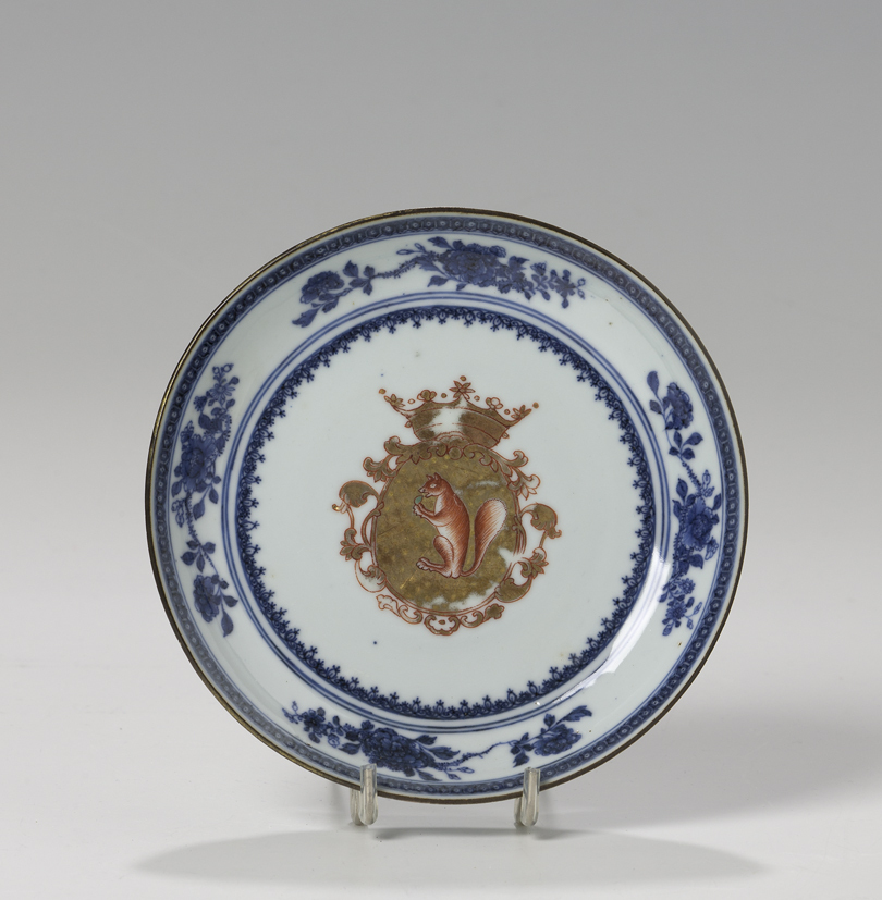 Schoteltje met familiewapen Sichterman