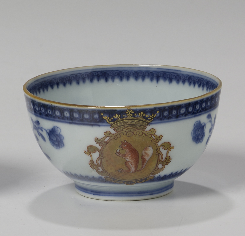 Kommetje met familiewapen Sichterman