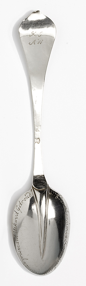 Huwelijkslepel Kornelis Jans en Anna Wiersema