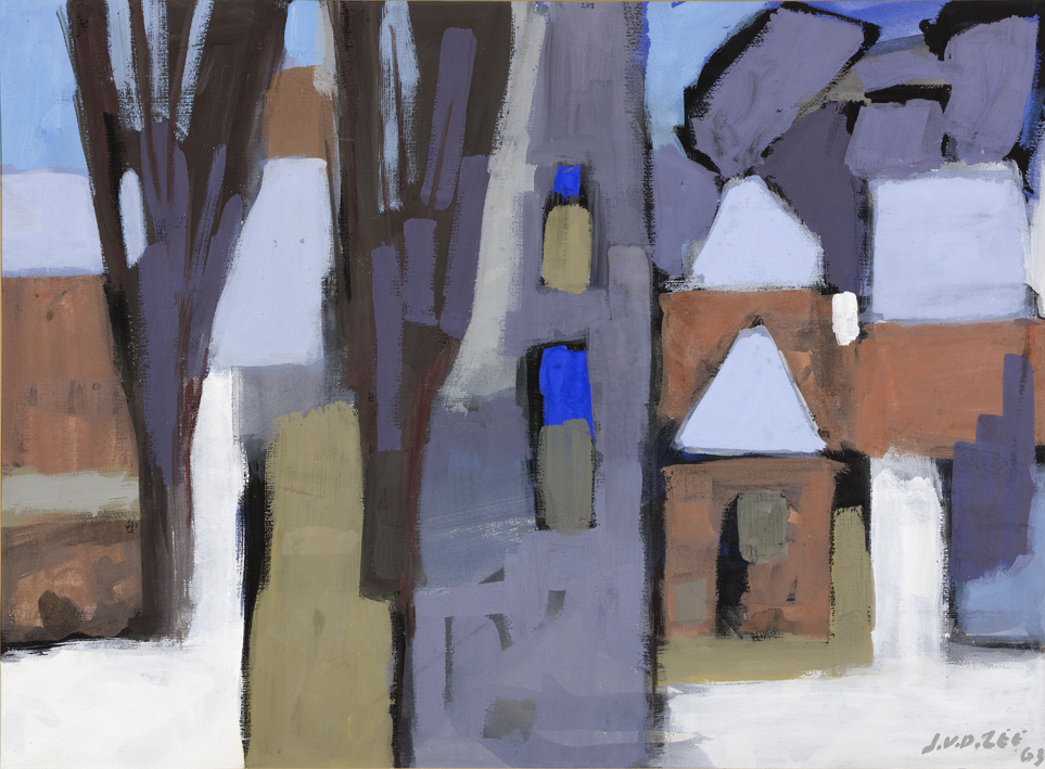 Compositie met huizen