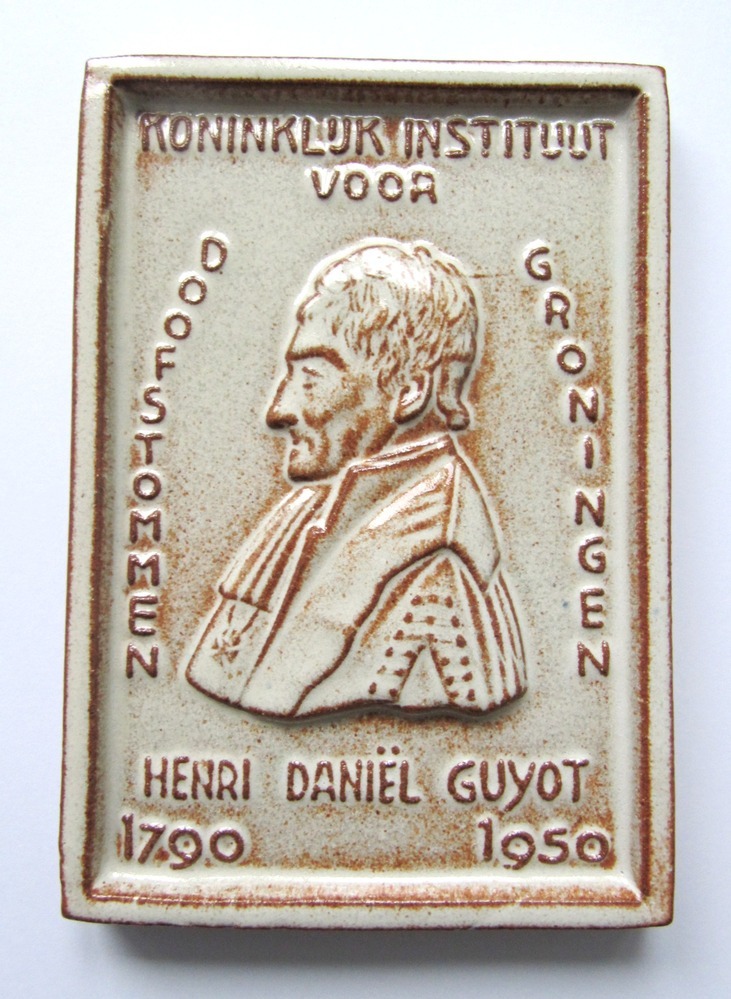 Tegel Koninklijk Instituut voor Doofstommen Groningen Henri Daniël Guyot