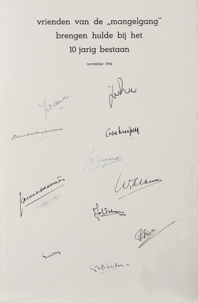 Portfolio Vrienden van de Mangelgang