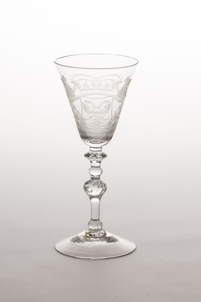 Gelegenheidsglas met wapen Stad Groningen