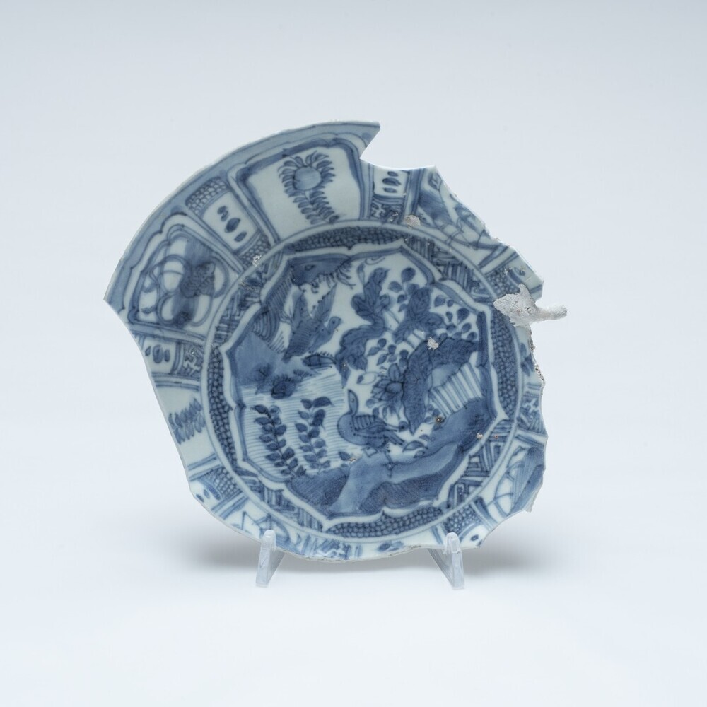 Fragment van een bord