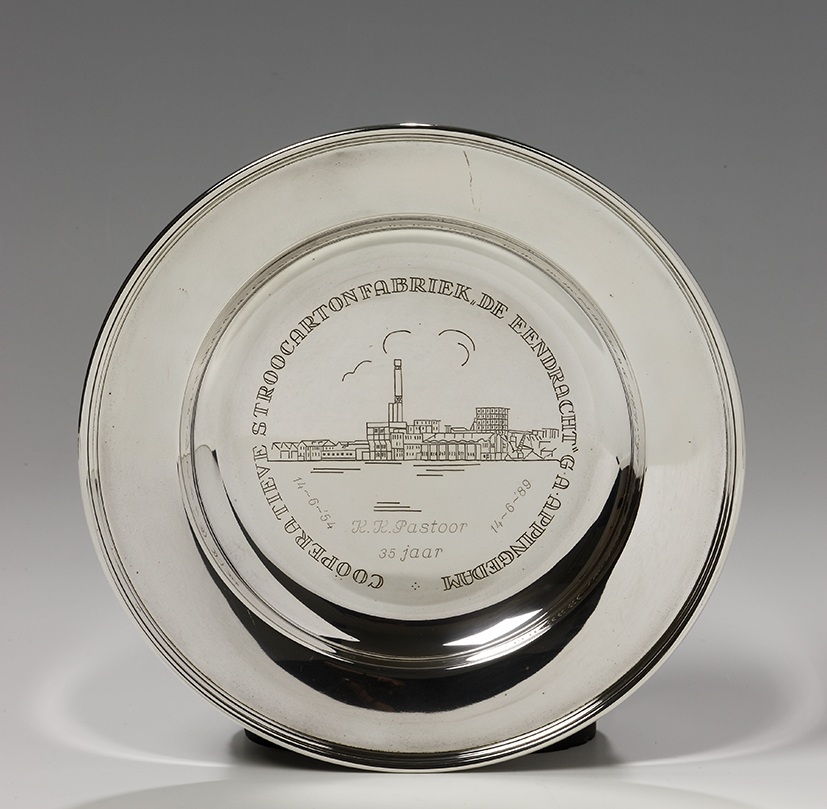 Bord Coöperatieve Stroocartonfabriek "De Eendracht"