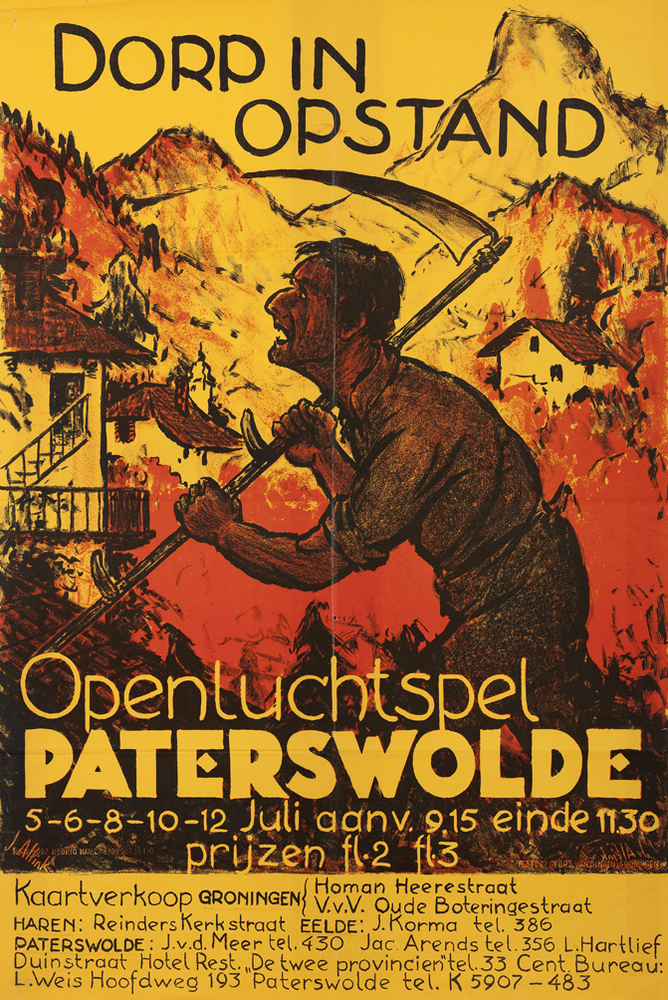 Affiche "Dorp in Opstand"