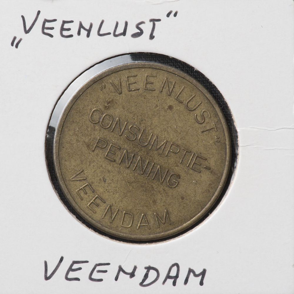 Consumptiepenning uitspanning "Veenlust" te Veendam