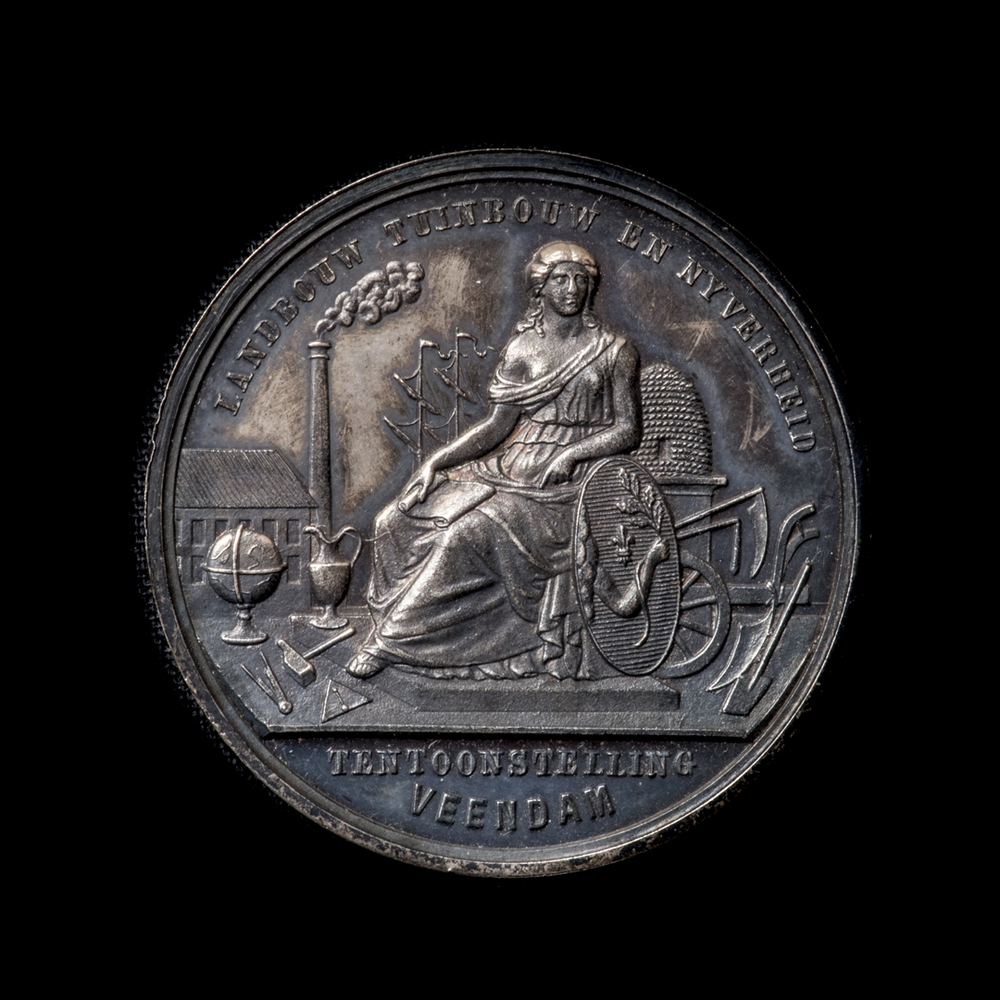 Eereprijs Landbouw Tuinbouw Nijverheids Tentoonstelling Veendam 1873