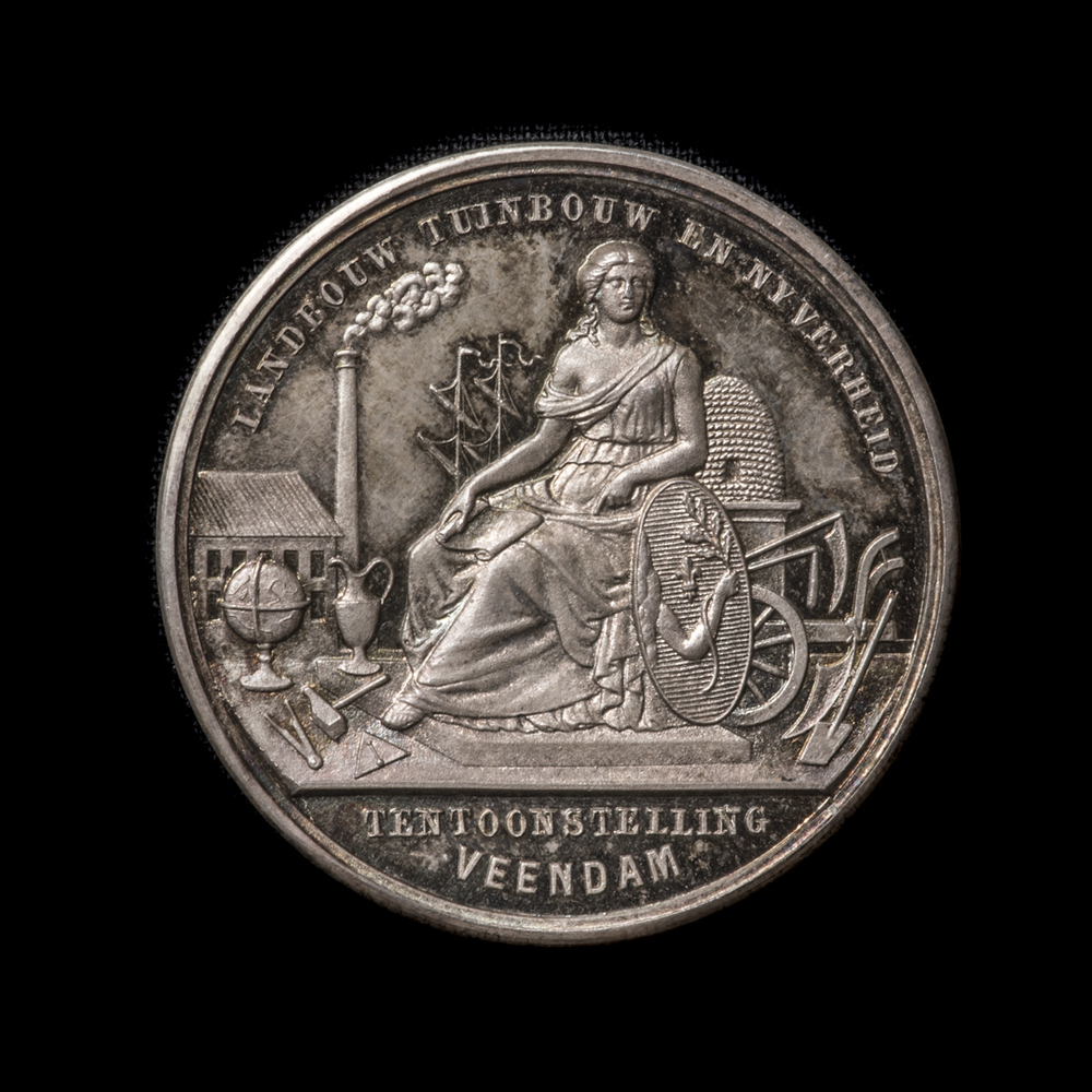 Eereprijs Landbouw Tuinbouw en Nijverheid Tentoonstelling Veendam 1891