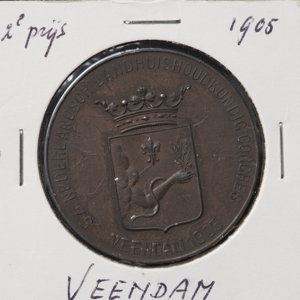 Prijspenning 57e Nederlandse huishoudkundig congres veendam 1905