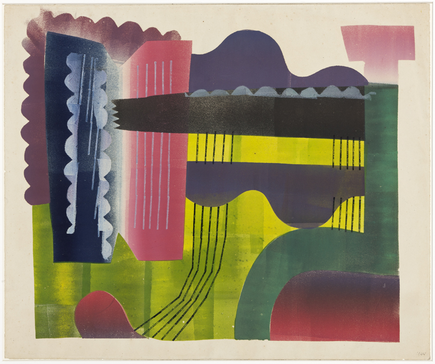 VERVALLEN Compositie, 1944 (D-484)