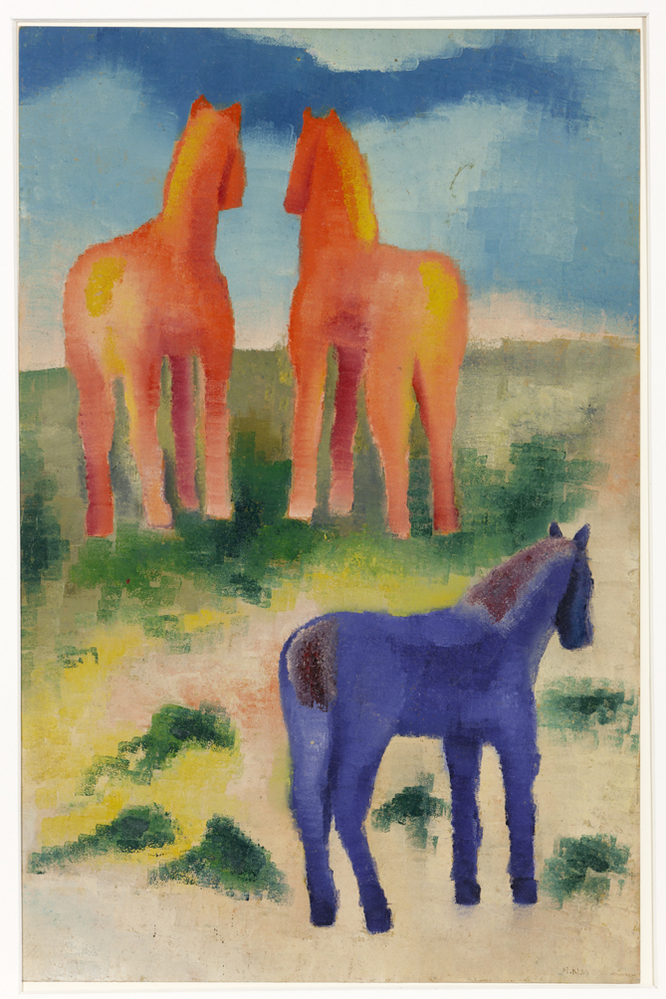 Drie paarden, 1944 (D-525)