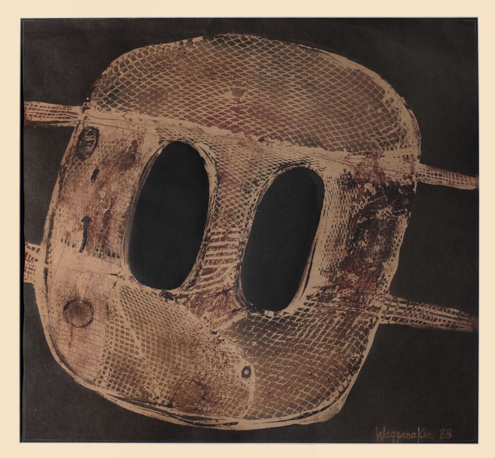 Grote vorm met twee lange gaten