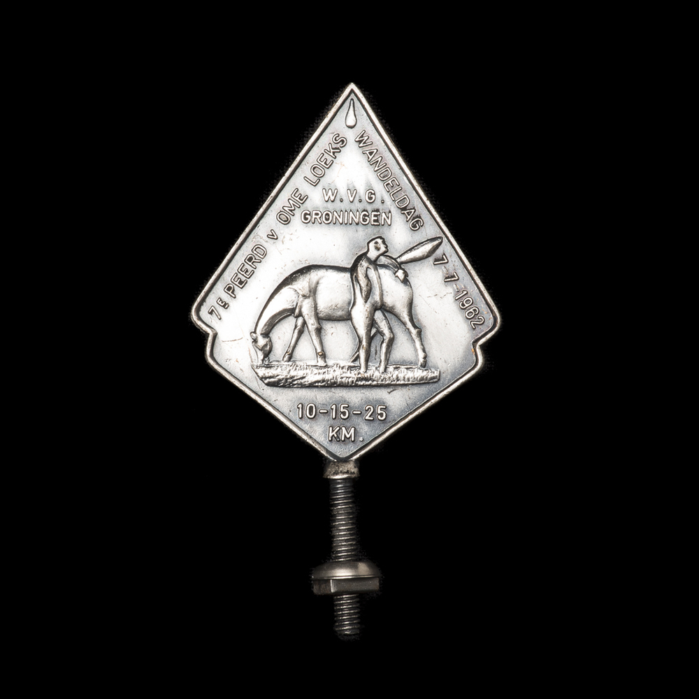Medaille Peerd van Ome Loeks wandeldag 7-7-1962