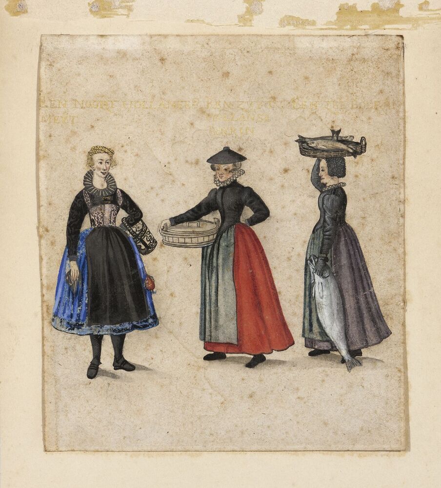 Noordhollandse Tracht: boerinnen