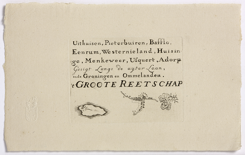 Proefdruk Uithuisen, Pieterbuiren, Baflo en andere belettering