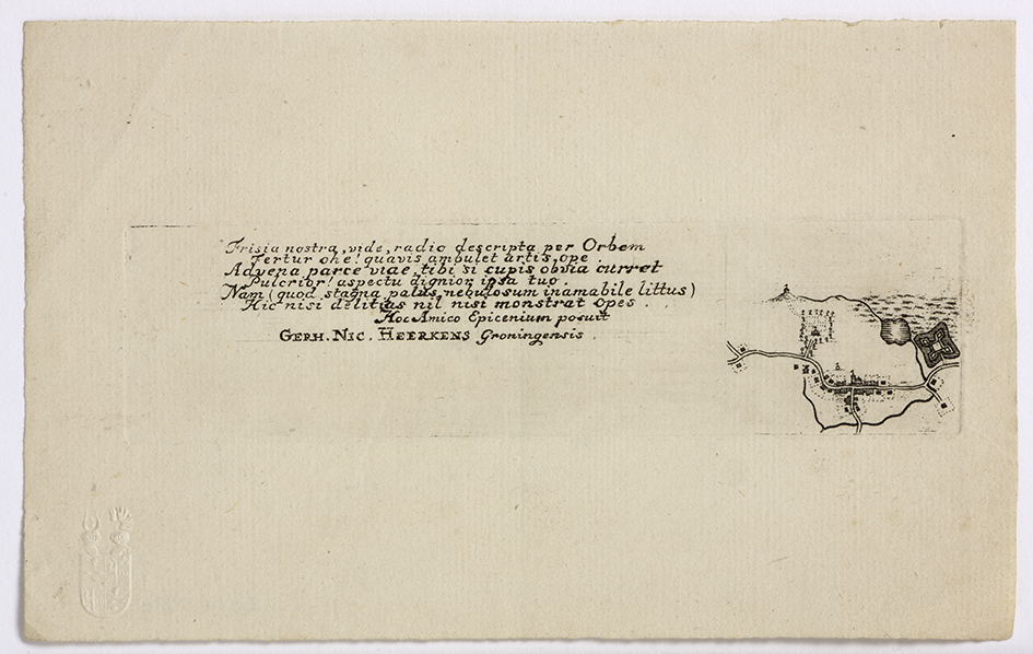 Proefdruk gedicht G. N. Heerkens