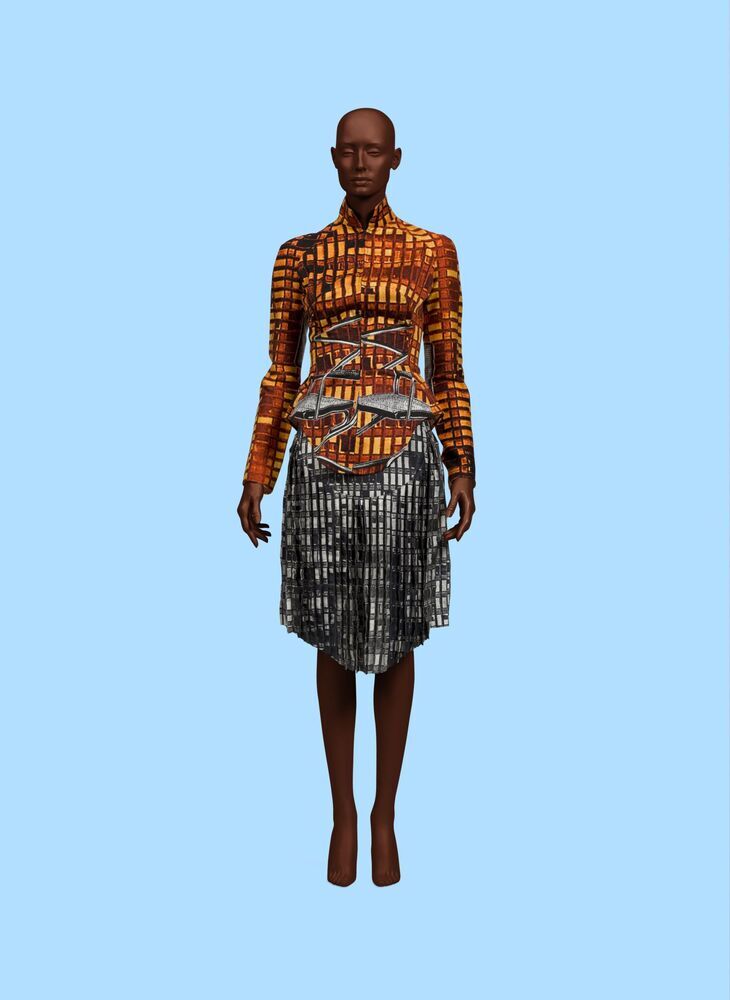 Outfit uit de collectie Aerial, 2013