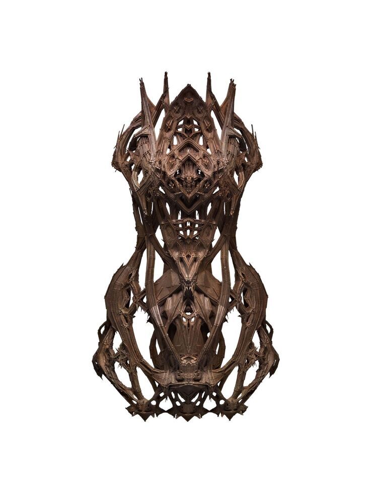 Jurk uit de collectie Micro, Cathedral dress